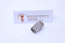 Load image into Gallery viewer, HB041238 12mm to 3/8" Straight Parallel Male Brass Push-In Fitting