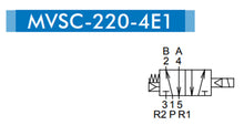 Load image into Gallery viewer, Mindman MVSC-220-4E1 AC220V Solenoid Valve 5/2 1/4" BSP (Made in Taiwan) - Watson Machinery Limited